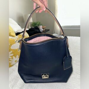 Dooney and  Bourke Navy Drop Purse